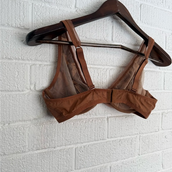 BNWT Maison Lejaby Paris Brown Ombrage M0015 - Cocoa Lace Bra 34D - Picture 9 of 10